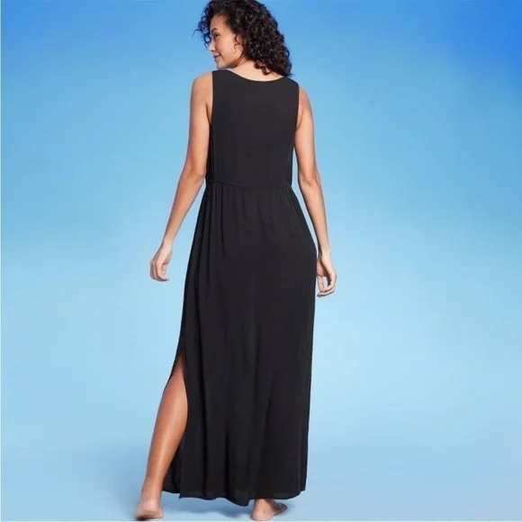 EUC Kona sol Sleeveless Maxi Duster Coverup Size S/M - Picture 2 of 4